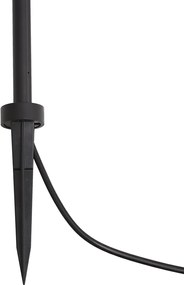 Nowoczesny reflektor ogrodowy 12V czarny 10 cm z LED IP65 - Lino