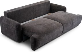Sofa z Funkcją Spania SELORIA Ciemnoszara Nowoczesna