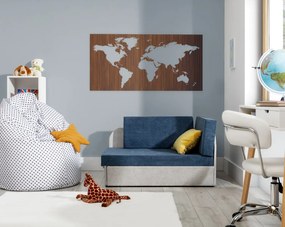 Sofa rozkładana z funkcją spania ROSA szara/różowa ELTAP