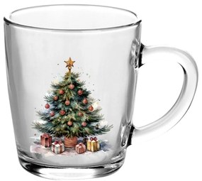 Altom Szklany kubek Christmas Tree 350 ml