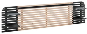 Zagłówek z litego drewna sosnowego 240x62 cm Dimas – Marckeric