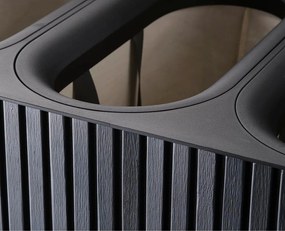 Czarny bambusowy kosz na pranie 3x30 l Tota Trio Luxe – Joseph Joseph