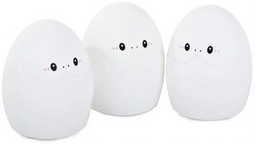 LED dziecięca lampka nocna GEPI 12,5 cm, biała