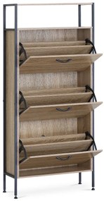 Szafka na buty z przegródkami G1009 OAK, dąb