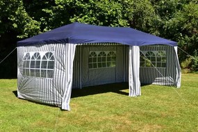 Namiot ogrodowy 3×6 m – niebiesko-biały, skład