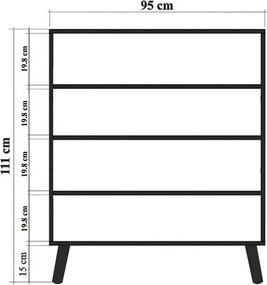 Szafka Daisy White and Lila