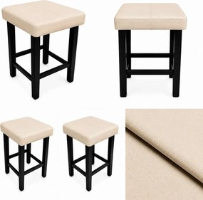 Taboret Klasyk 45cm Stołek Loft Eko-skóra D18