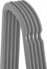 Zestaw wieszaków welurowych MAGIC VELVET 20 szt. szare