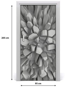 Naklejka samoprzylepna na drzwi Abstrakcja 3D