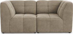 Brązowa aksamitna sofa 180 cm Aloha – Makamii