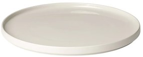 Biały ceramiczny talerz do serwowania Blomus Pilar