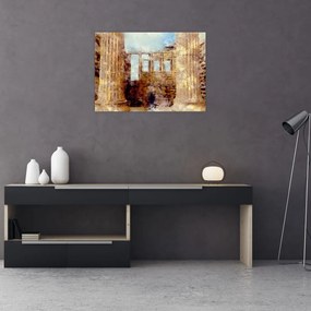 Obraz na szkle - Erechtejon, Ateny, Grecja (70x50 cm)