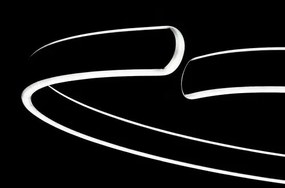 Rabalux 72115 wiszący żyrandol LED Silnora 35W, czarny