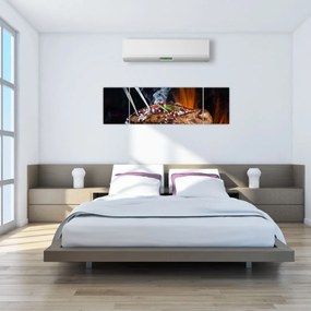 Obraz stek z grilla (170x50 cm)
