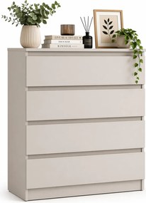 Kaszmirowa komoda z szufladami w stylu nowoczesnym S3-D27