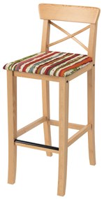 Pokrowiec na krzesło barowe Ingolf z tapicerowanym siedziskiem