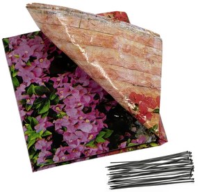 Plastikowa osłona balkonowa 500x85 cm Flowers – Maximex