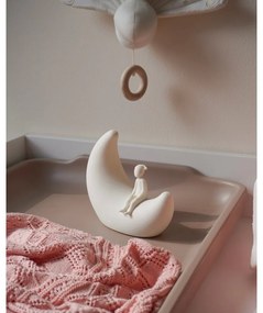 Szaroróżowy dzianinowy koc dziecięcy z bawełny organicznej 80x100 cm Sorbet – Cam Cam Copenhagen