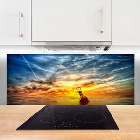 Panel nad blat kuchenny Artystyczna Wizualizacja Energii