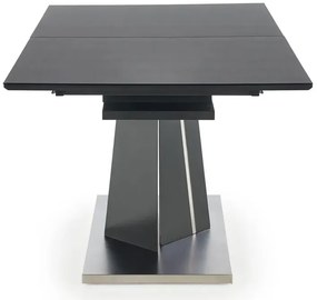 Czarny szklany stół z fukcją rozkładania - Vuppi