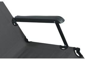 Cattara 13513 Leżak składany Comfort, antracyt, 155 x 61 cm