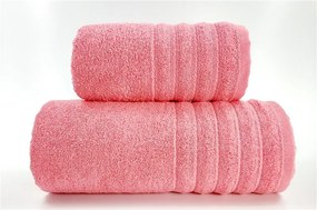 Ręcznik bawełniany Greno Alexa 50x90 koralowy GRENO