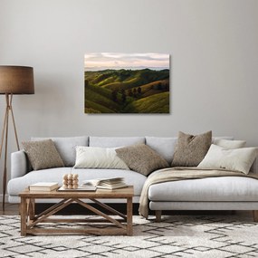 Obraz na szkle - Widok na tajskie wzgórza (70x50 cm)