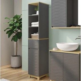 Meble łazienkowe antracyt 30x30x151 livia