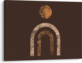 Obraz - Pomarańczowe łuki N⁰1 (70x50 cm)