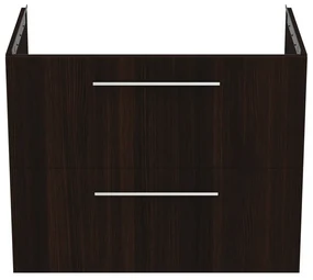 Ciemnobrązowa wisząca szafka pod umywalkę w dekorze dębu 80x63 cm i.Life B – Ideal Standard