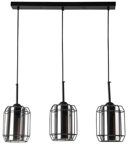Czarna lampa wisząca 15x67 cm Jonera – Candellux Lighting