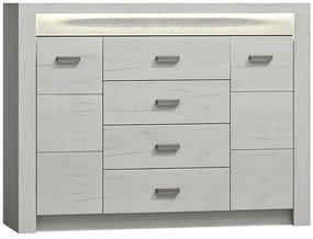 Komoda W Biały Kolorze Kraft Swobodny D9-D19