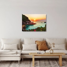 Obraz na szkle - piękna plaża (70x50 cm)