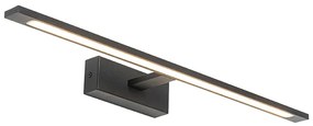 Nowoczesna lampa ścienna czarna 62 cm z wbudowaną diodą LED IP44 - Jerre
