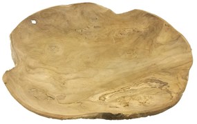Misa ozdobna z drewna tekowego, Ø 40 cm