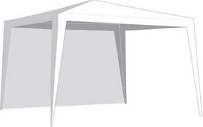 VETRO - PLUS ściana boczna do pawilonu ogrodowego, 2,95 x 1,9 m