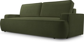 Masseno Sofa SOLO z funkcją spania i pojemnikiem na pościel, Rozkładana sofa - Zielony, GERRA 50