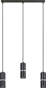 Lampa wisząca z 3 metalowymi kloszami - 12X A562 A5-P89