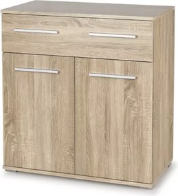 Komoda Mobi KM-1 dąb sonoma /biały – nowoczesny design i funkcjonalność do Twojego wnętrza