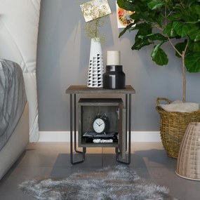 Stolik nocny Acres Nightstand Dark Coffee