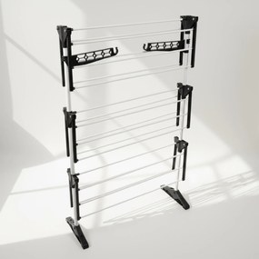 Pionowa suszarka na pranie z miejscem na wieszaki, 160 cm, ALTO