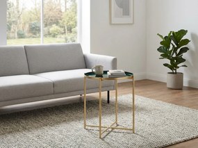 Stolik pomocniczy ELLA Ø 30 cm, złoty