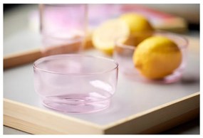 Różowe szklane miski zestaw 2 szt. 500 ml Torino – Lyngby Glas