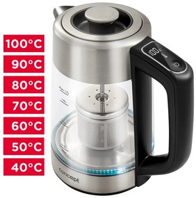 Concept RK4190 czajnik elektryczny z regulacją temperatury 1,7 l