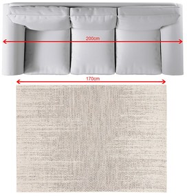 Dywan Breeze wool/cliff grey 120x170cm