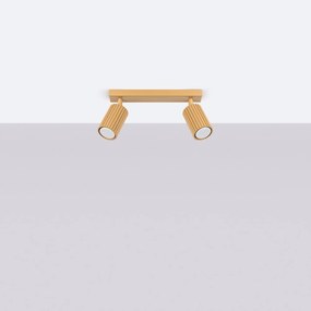 Lampa sufitowa w kolorze złota 6,5x30 cm Gleam – Nice Lamps