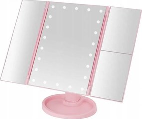 Lusterko Do MAKIJAŻU Powiększające 3X Kosmetyczne PODŚWIETLANE LED | VOLAN