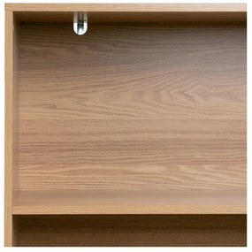 Regał w dekorze dębu w naturalnym kolorze 80x172x40 cm Elia – Casa Selección