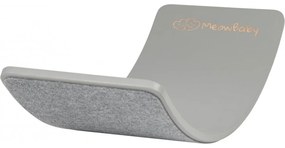 Deska do balansowania z filcem 80x30cm dla dzieci. drewniany szary balance board, filc szary - meowbaby®