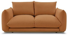 Pomarańczowa sofa 193 cm Ernest – Bobochic Paris